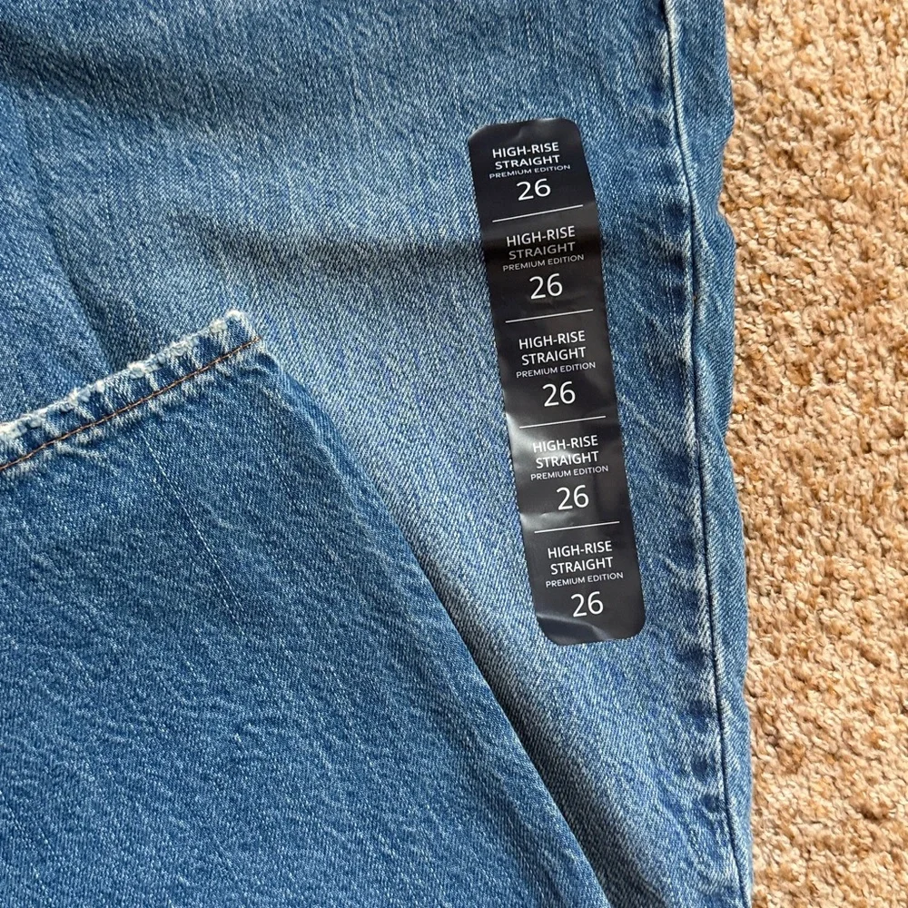 NWT J Crew Premium Edition High-rise straight, 26